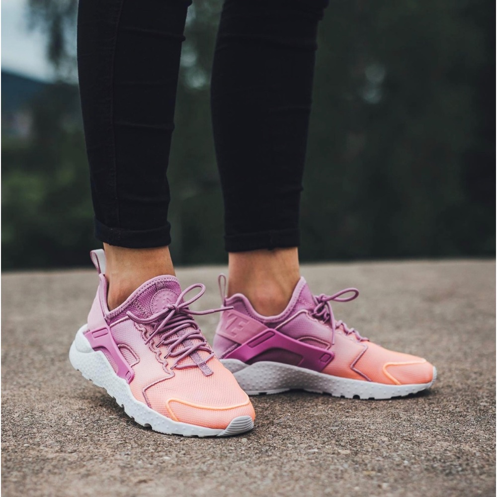 NIKE AIR HUARACHE RUN ULTRA BR 'ORCHID SUNSET GLOW Sneakers Size 6